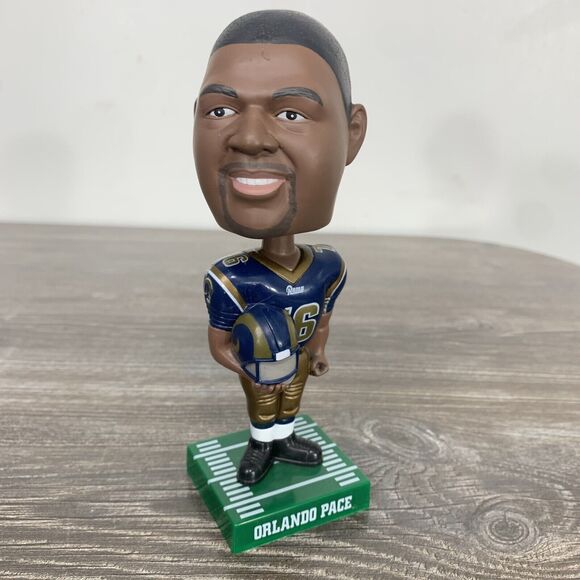 Vintage 2002 Bobblehead Doll Hardees St. Louis Rams Orlando Pace - Picture 1 of 7